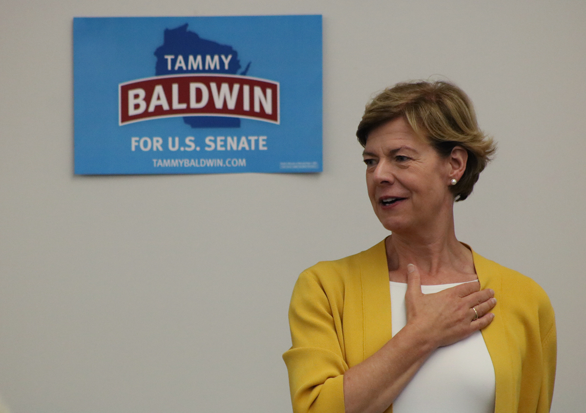 Senator Tammy Baldwin Visits Uwec The Spectator 