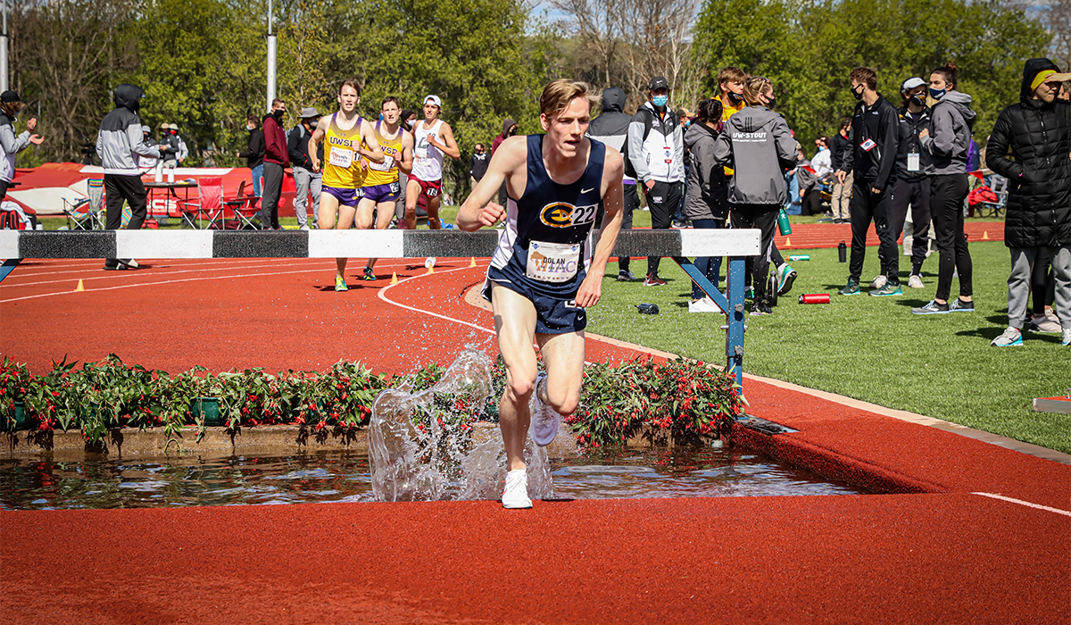 The track and field team competes at the WIAC championships The Spectator