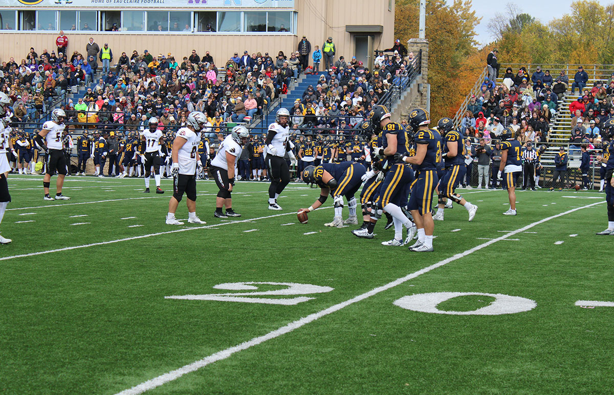 UWEau Claire football team plays at home The Spectator