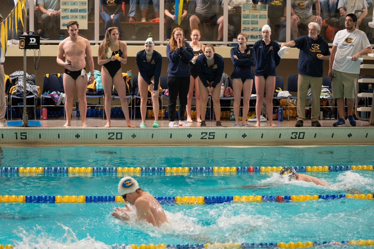 UWEC swim and dive team sweeps the board against UWSP The Spectator