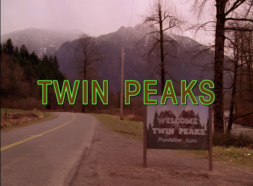 “Twin Peaks” intro frame. (Photo from Classic TV Zone)