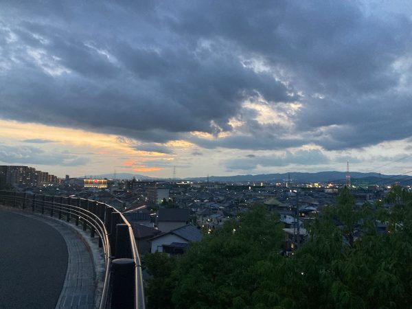 Outlook of Hirakata from the Kansai Gaidai Gotenyama Campus Global Town.