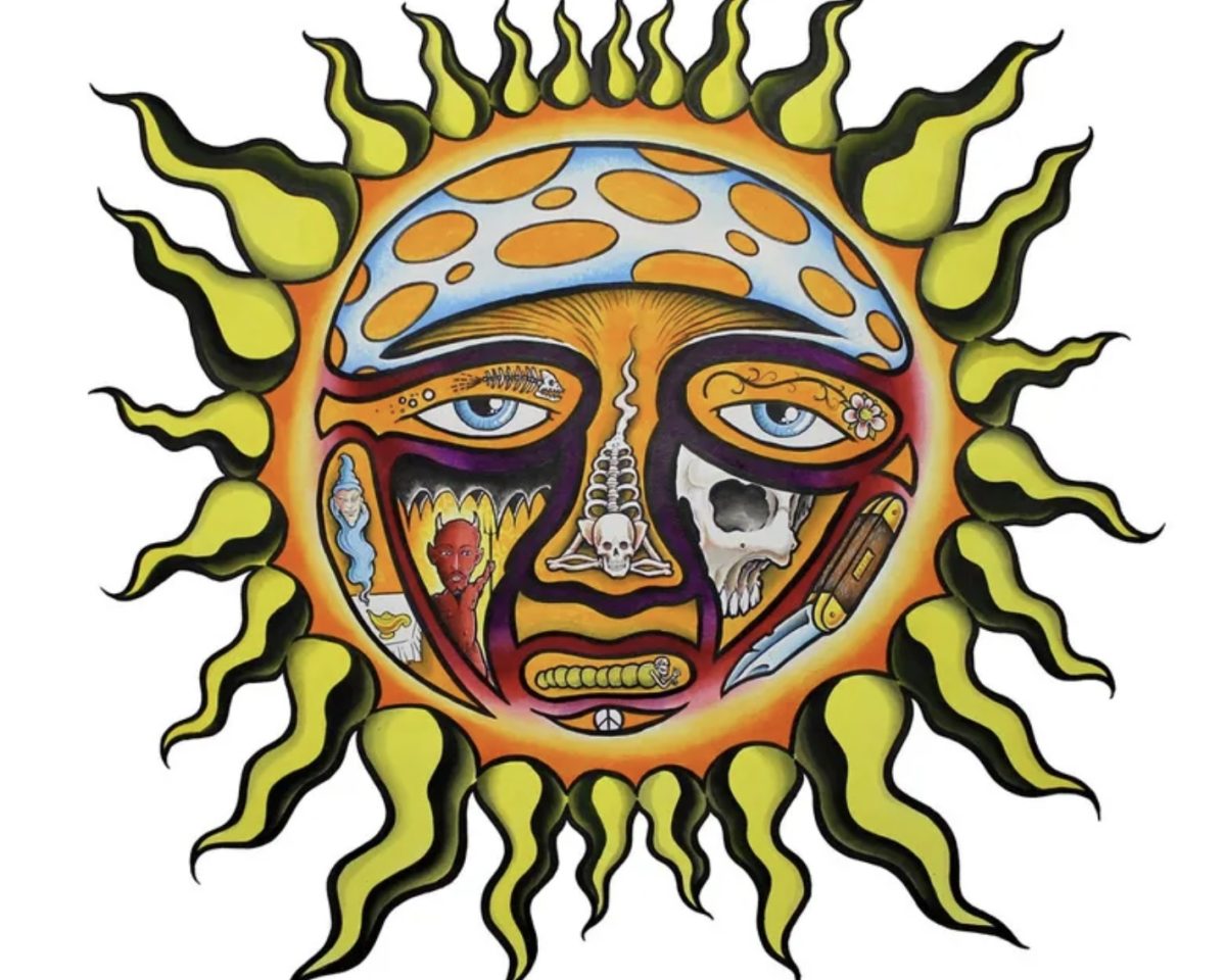 The Sublime sun artwork was featured on the cover of the band’s record, ‘40 oz. to Freedom.’ Courtesy of wallpapers.com.