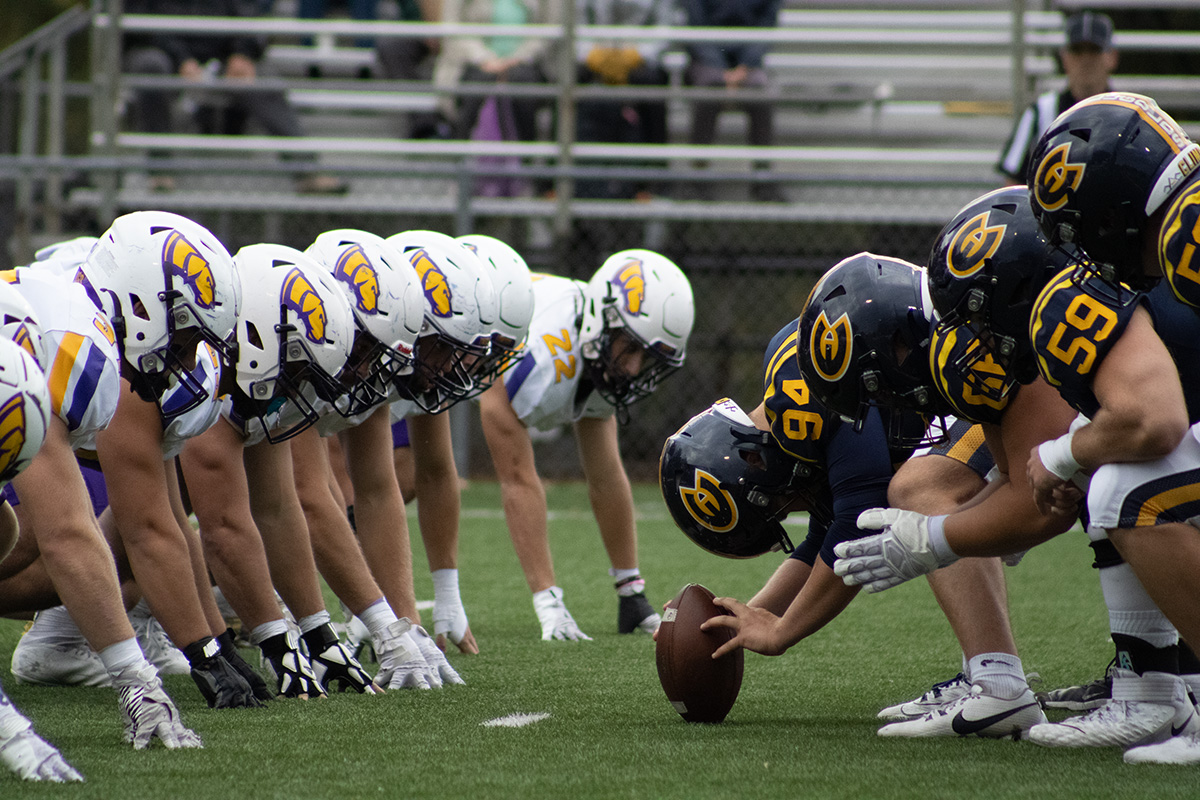 The UW-Eau Claire Blugolds faced off against the UW-Stevens Point Pointers for homecoming and their first game of conference play.