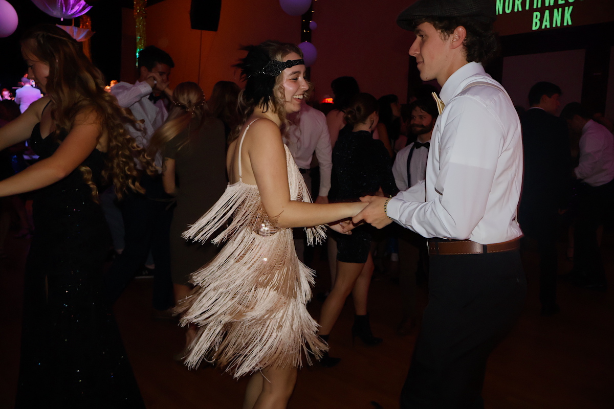 It was not just community members on the dance floor, as several students danced the Charleston and Swing late into the evening. 
