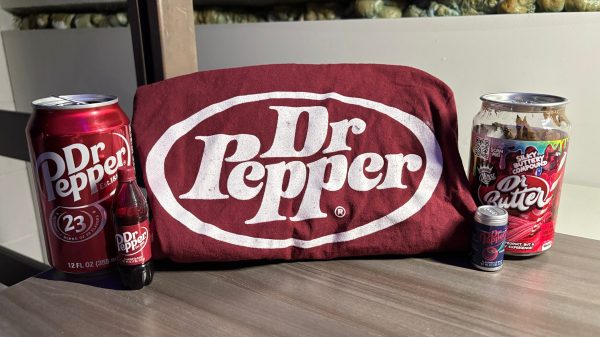 I clearly have an obsession with Dr. Pepper based on how much merch I have for it. I have items ranging from t-shirts to a “Dr. Butter” slime.