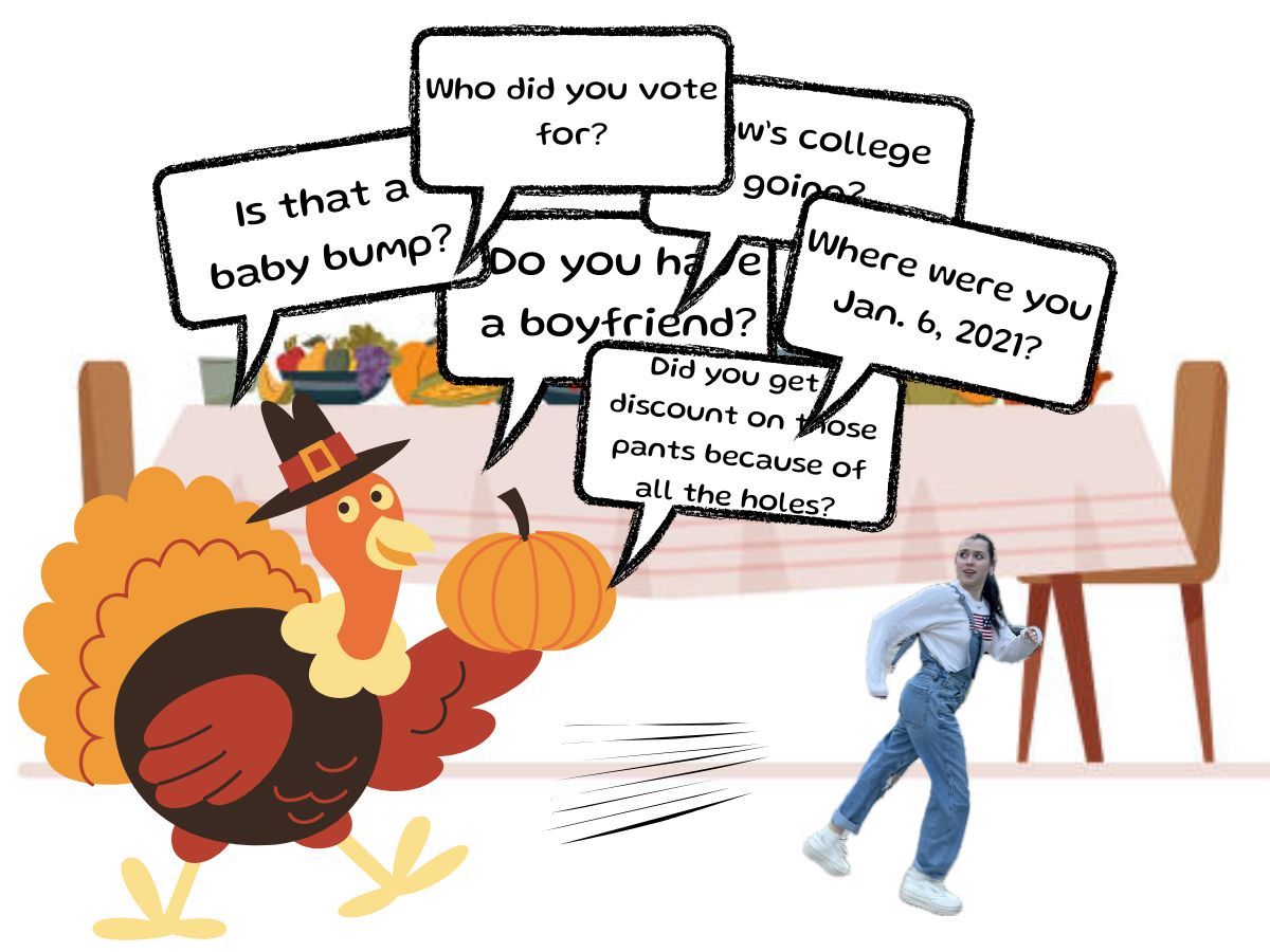  A Thanksgiving without intrusive questions is like a Thanksgiving without turkey.
